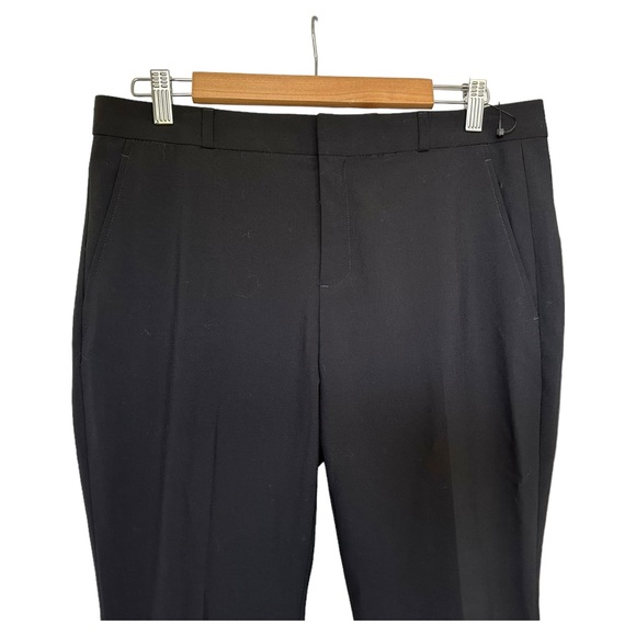 Banana Republic Ryan Slim Straight Fit Washable Wool Blend Pants Black  8 Short - Picture 6 of 14